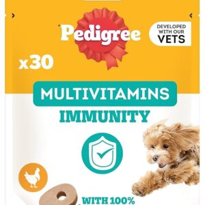 PEDIGREE Multivitamins 30 Soft Dog Chews 180 g - 3 Options To Choose From.